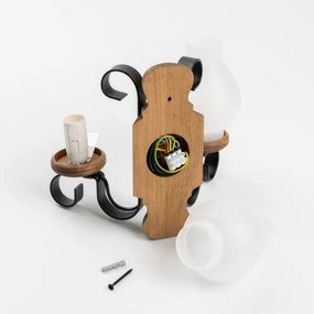 Aplică Brilagi RUSTIC 2xE14/40W/230V fag