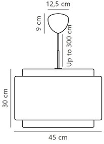 Lustră pe cablu DFTP by Nordlux TAKAI 1xE27/25W/230V