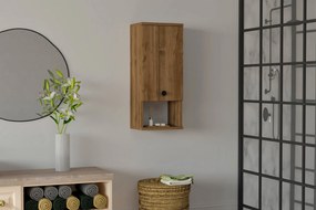 Cabinet de baie Mis - Walnut