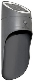 Aplică LED solară cu senzor PALESA LED/1W/3,7V IP65 1800 mAh gri