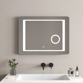 Oglinda cu iluminare Inter Ceramic dreptunghiulara 80x60 cm