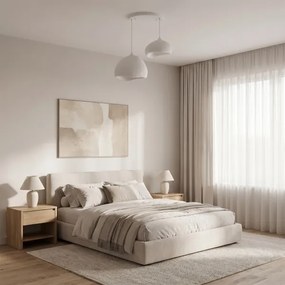 Brilagi - Lustră suspendată WABI SABI, 2x E27, max. 40 W, 230 V, Ø 70 cm, alb
