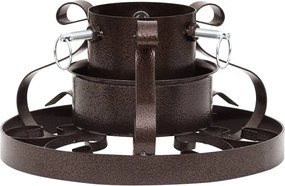 vidaXL Suport brad de Crăciun, cupru antichizat, 29x29x15,5 cm