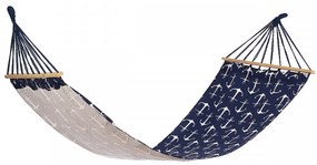 Hamac Anchor cu bare de lemn, 200x80 cm, Heinner