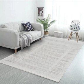 Covor Modern Living, Dormitor Dreptunghiular Porto 0584A Gri (Alege dimensiunea: 100 x 200)