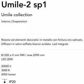 Lustra/Pendul LED decorativ Umile-3 sp1