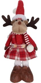 Ren de Crăciun Becky, picioare telescopice, 46 cm