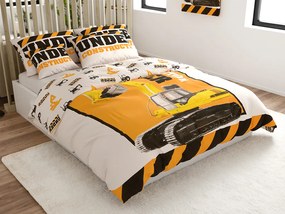 Lenjerie de pat din bumbac luminiscente BAGR portocalie Dimensiune lenjerie de pat: 70 x 90 cm | 140 x 200 cm