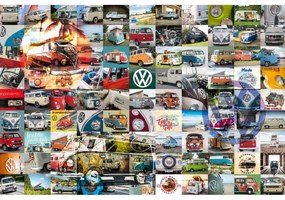 PUZZLE 99 MOMENTE CU VOLKSWAGEN, 3000 PIESE - RAVENSBURGER (RVSPA16018)