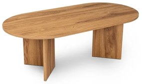 Măsuță de cafea OVAL 60x120 cm maro