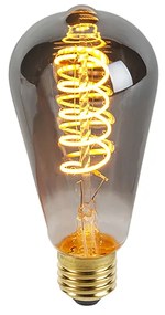 Lampă LED cu filament răsucit E27 dimmabilă ST64 4W 136 lm 1800K