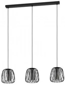 Lustra vintage 3 becuri E27 Floresta 99706 Eglo