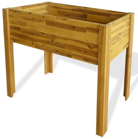 vidaXL Strat înălțat de grădină, lemn masiv de acacia