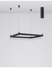 Lustra suspendata LED dimabila design modern ETERNA negru NVL-9990736