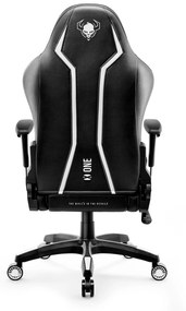 Scaun gaming Diablo X-One 2.0 Normal Size: negru-alb