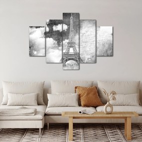 Tablou - Carte poștală de epocă a orașului N⁰3 (150x105 cm)