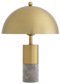 Veioza design LUX marmura gri/ metal alama Flair S