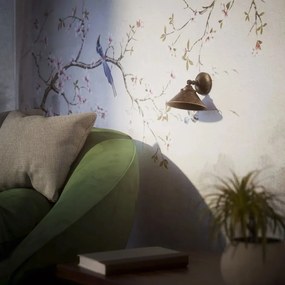 Aplica de perete stil industrial din alama personalizabila Alice