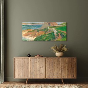 Tablou - Henri Moret, The Island of Raguenez, Brittany, reproducere (120x50 cm)
