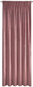 Draperii de culoare roz cu bandă 140 x 270 cm