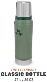 Termos verde din oțel inoxidabil 750 ml Legendary Classic Hammer Tone Green – Stanley
