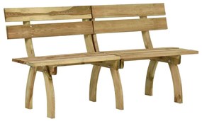 318401 vidaXL Bancă de grădină, 160 cm, lemn de pin tratat