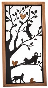 Decorațiune de perete din metal 31x61 cm – Dakls