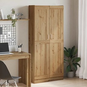 vidaXL Dulap înalt, stejar artizanal, 82,5x30,5x185 cm, lemn prelucrat
