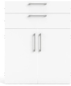 Componentă pentru un sistem modular de rafturi albă 84x105 cm Prima – Tvilum