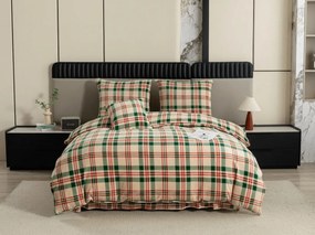 Lenjerie cocolino WINTER PLAID colorat Dimensiune lenjerie de pat: 70 x 90 cm | 140 x 200 cm