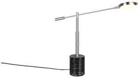 Veioză neagră-argintie LED (înălțime 65 cm) Fiore – Trio Select