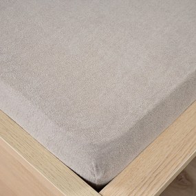 Cearșaf de pat 4Home, din bumbac fin, gri, 90 x 200 cm, 90 x 200 cm