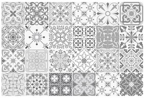 Set 24 autocolante de pereteAmbiance Gythio, 10 x 10 cm