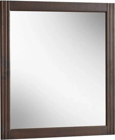 Oglinda baie 73x80 cm cu rama Comad Retro maro