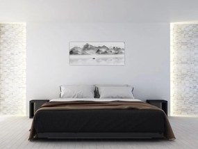 Tablou - Lac japonez (120x50 cm)