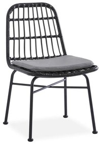 Scaun de gradina Hilda, negru