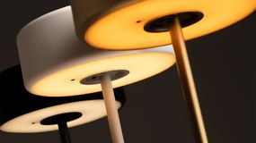 Lampa portabila cu baterii AI design negru