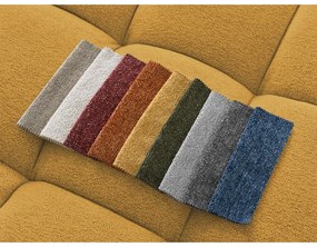 Canapea galben-muștar cu tapițerie din chenille 278 cm Everest – Bobochic Paris