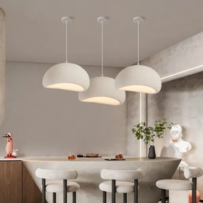 BRILAGI - Lampă suspendată pe cablu WABI SABI 1xE27/60W/230V Ø 50 cm albă