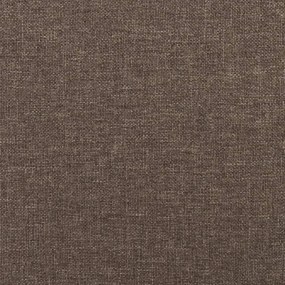 Taburet, gri taupe, 45x29,5x39 cm, material textil Taupe in rjava