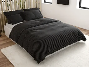Lenjerie de pat bumbac Alterna neagra