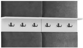 Cuier  pentru hol  White/ Craft/ Grey