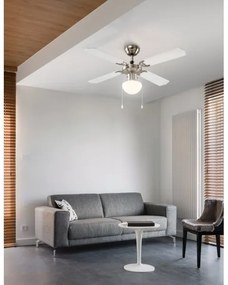 Eglo 56035 - Ventilator de tavan cu LED, 1x E27/4,9W/230V, Ø 106,6 cm