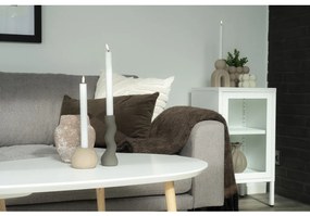 Vitrină Dalby, 1 ușă, oțel, alb 38x35x70 cm