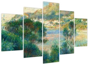 Tablou - Auguste Renoir, View of Monte Carlo from Cap Martin, reproducere (150x105 cm)