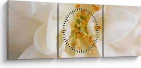 Tablou - Floare (cu ceas) (90x30 cm)