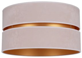 Plafonieră Duolla DUO 1xE27/15W/230V d. 40 cm bej/auriu