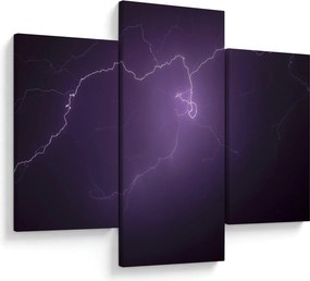 Tabloul cu fulger pe cer (90x60 cm)