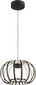 Globo 15946B - Lustra LED dimabilă pe cablu RIBBON LED/40W/230V 3000K neagră