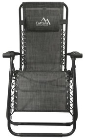 Scaun pliabil ajustabil antracit